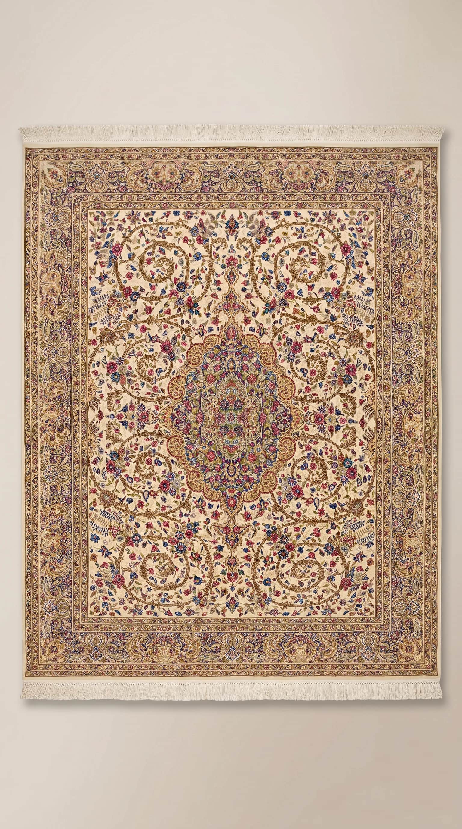 KAHRMAN Carpet: High quality handmade, antique, silk and wool Iranian carpet, Iran