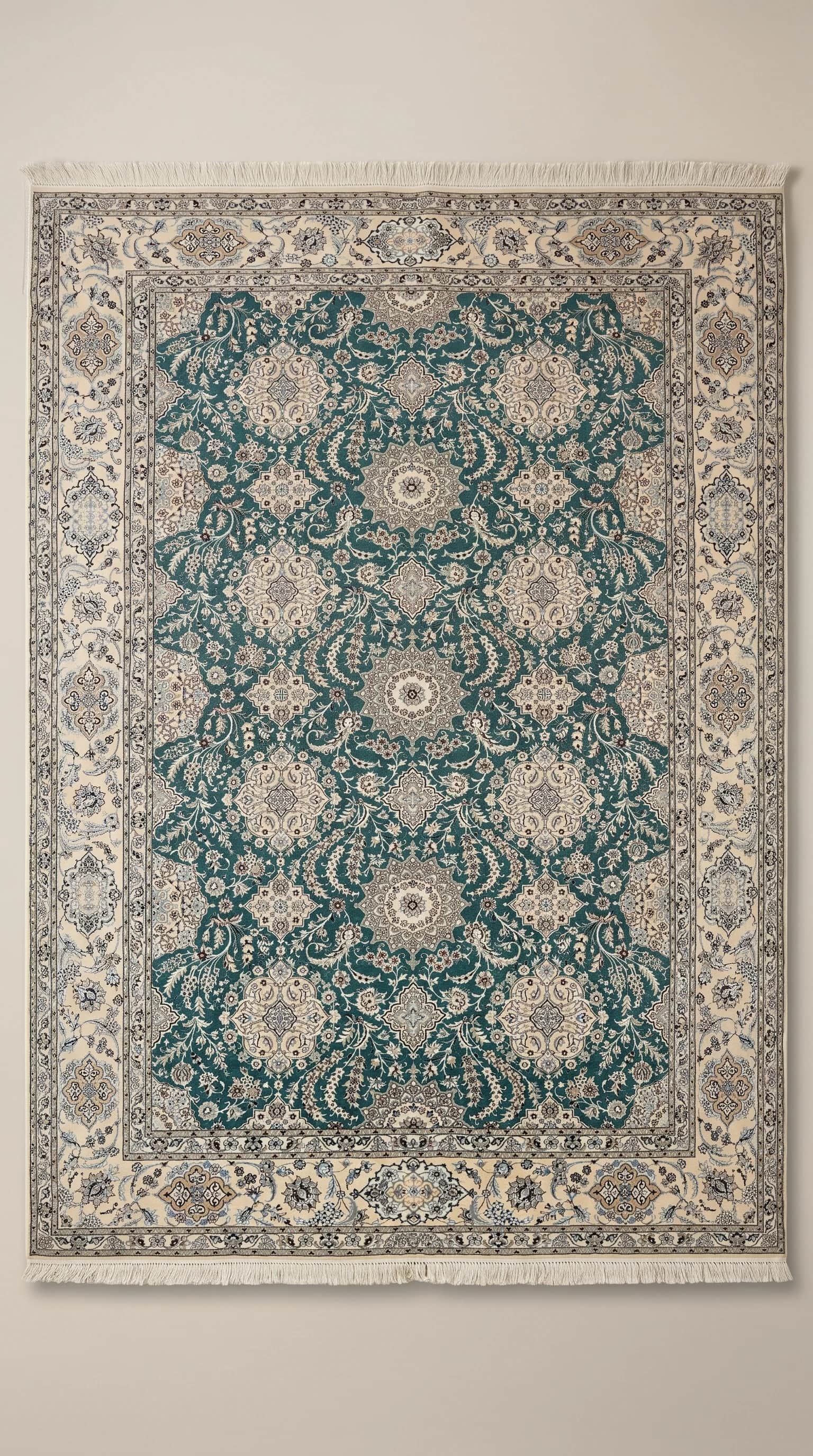 Persian Nain Shishla Habibian Carpet (Ref. 5742) – 2m x 3m, Handmade Luxury in Sharjah, Nain, Iran