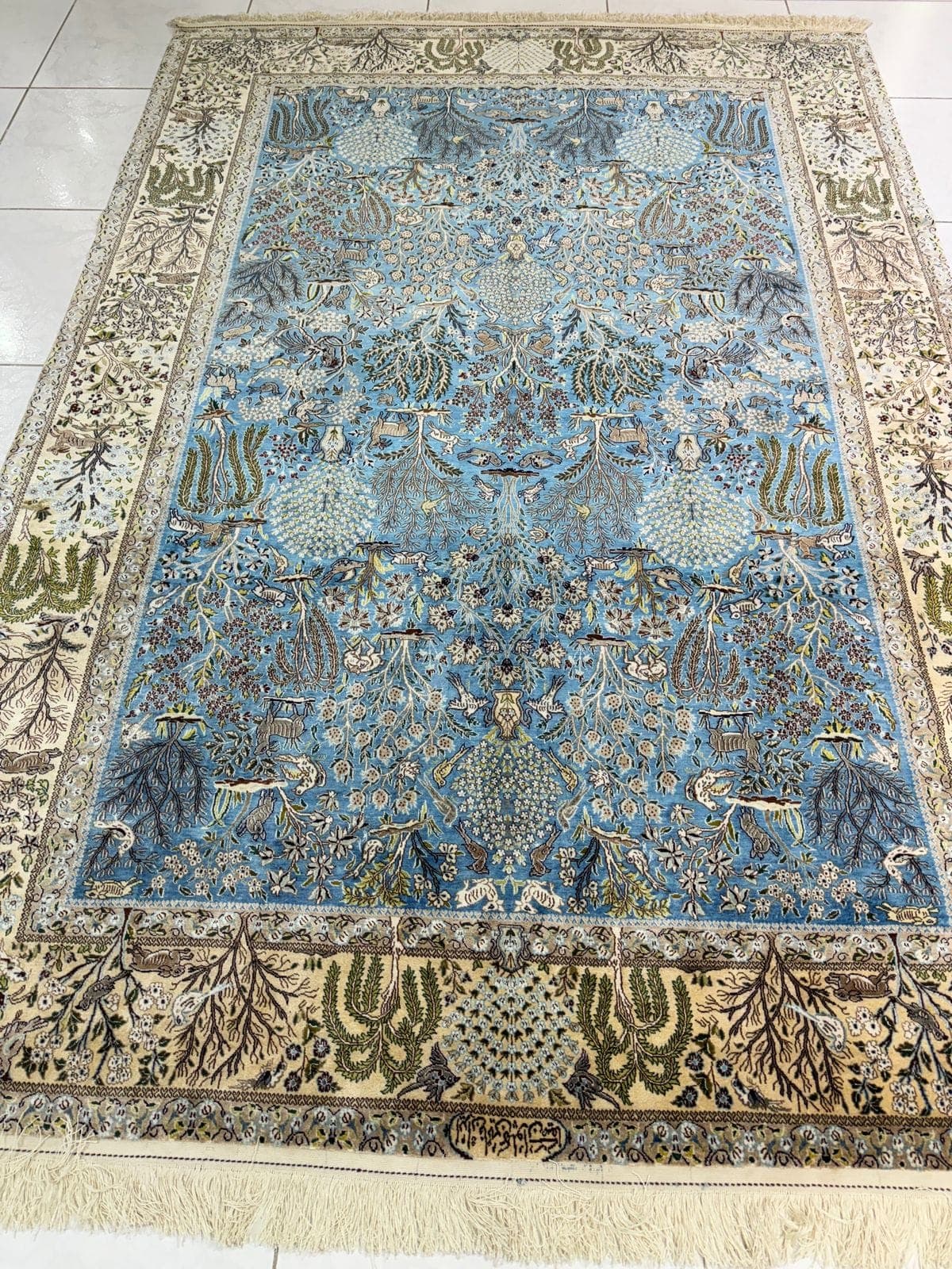 سجادة نائين بهلوي صفا الفارسية (2.40m x 1.67m) view 2