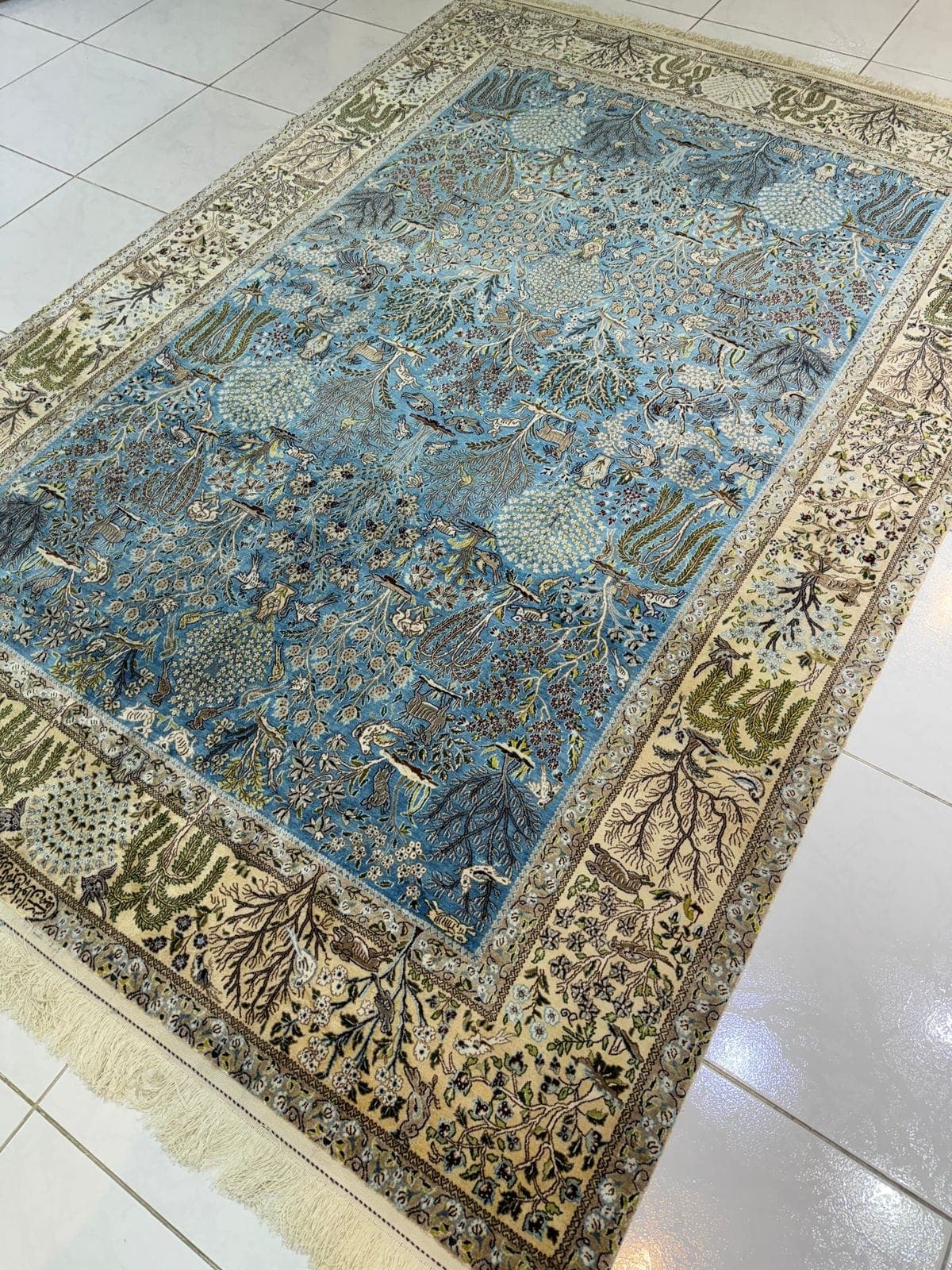 سجادة نائين بهلوي صفا الفارسية (2.40m x 1.67m) view 3