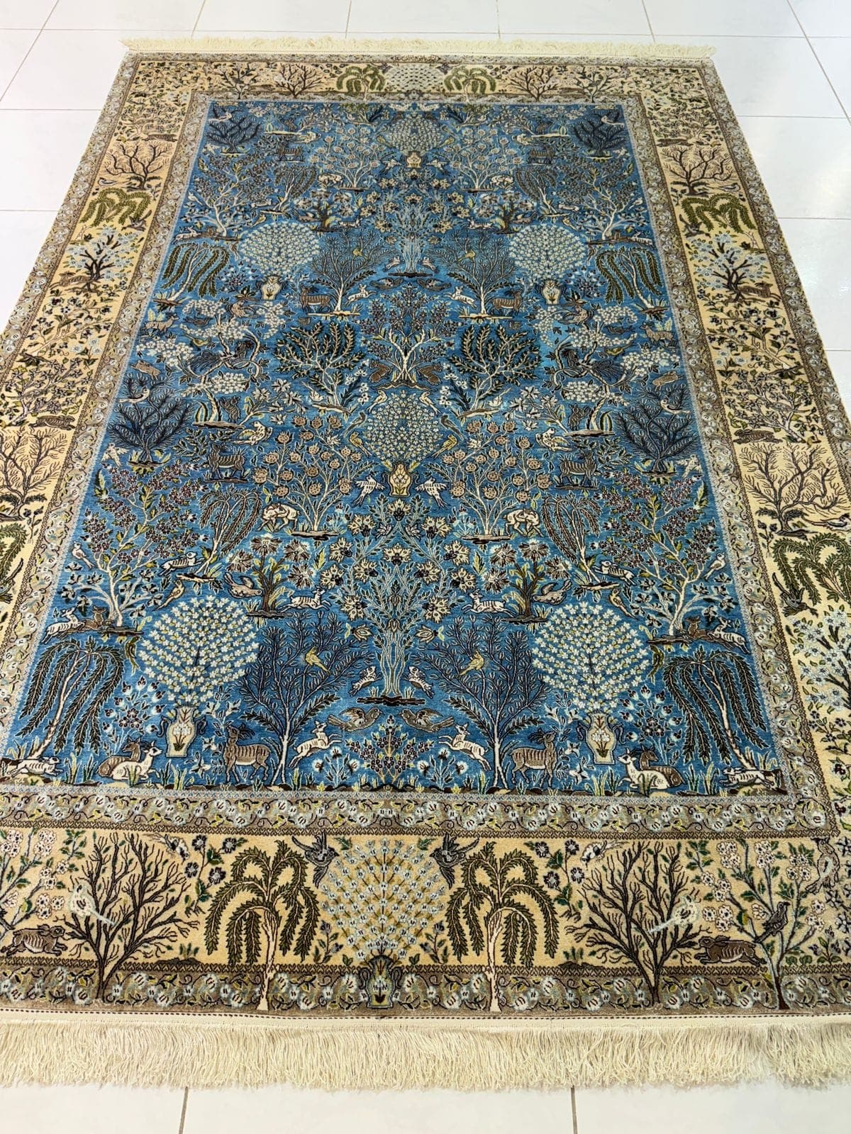 سجادة نائين بهلوي صفا الفارسية (2.40m x 1.67m) view 7