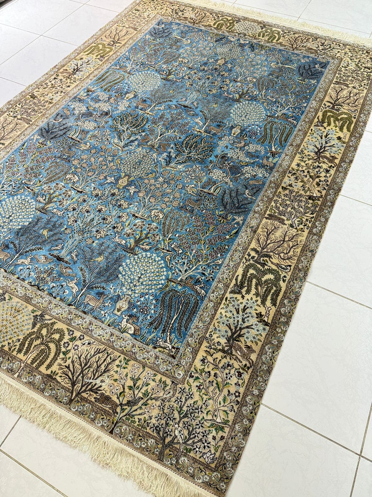 سجادة نائين بهلوي صفا الفارسية (2.40m x 1.67m) view 8