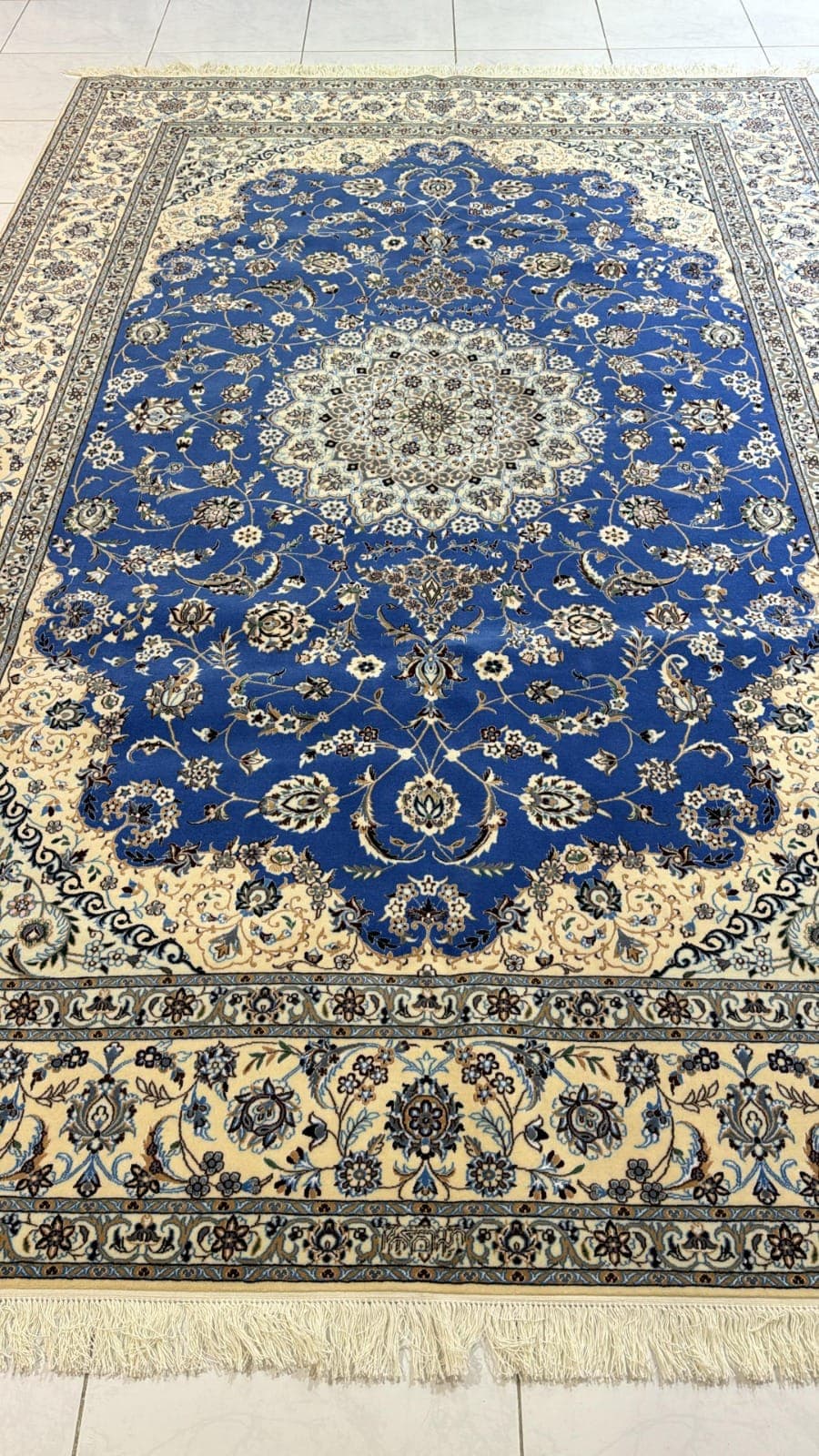 سجادة نائين شيشلا حبيبيان إيرانية يدوية – 2m x 3m، أناقة فارسية وحرفية أصيلة view 3