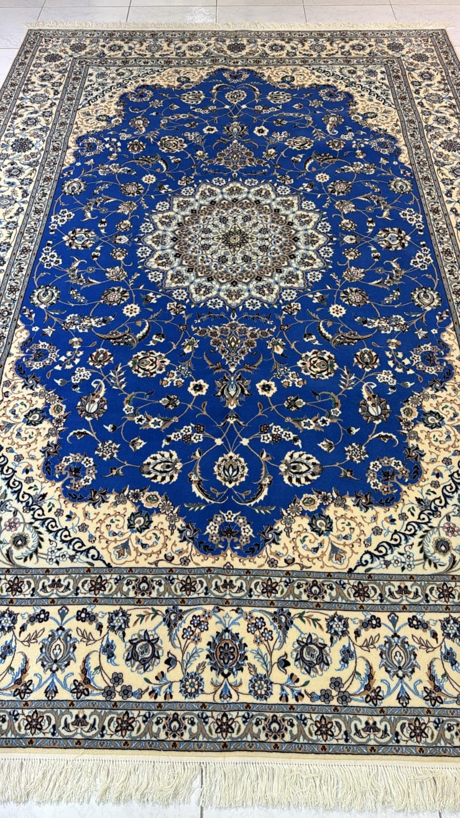 سجادة نائين شيشلا حبيبيان إيرانية يدوية – 2m x 3m، أناقة فارسية وحرفية أصيلة view 4