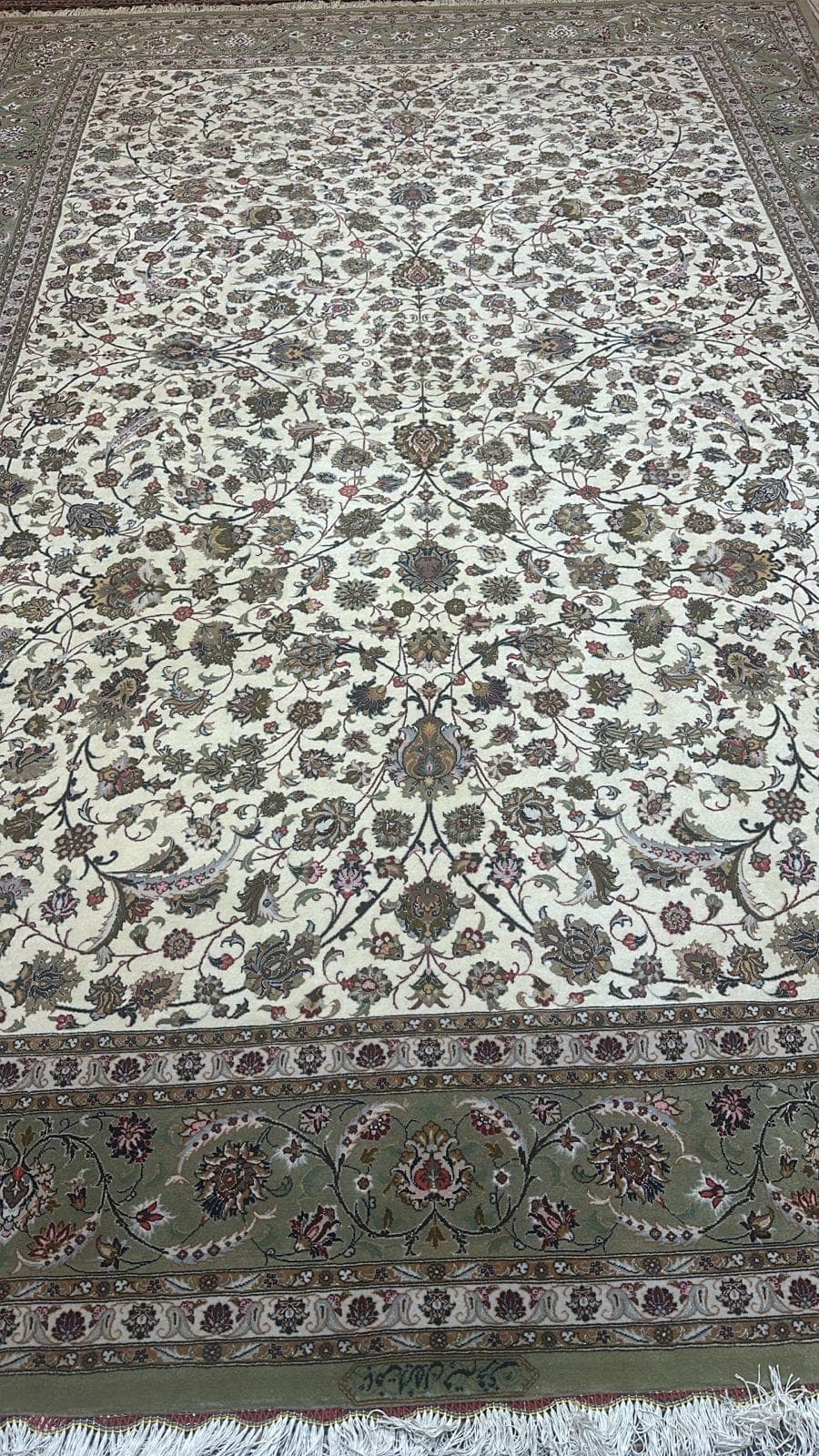 Persian Qum Wool & Silk Carpet (Ref. 5748) – 3.60m x 2.46m, Handmade Luxury in Sharjah view 4
