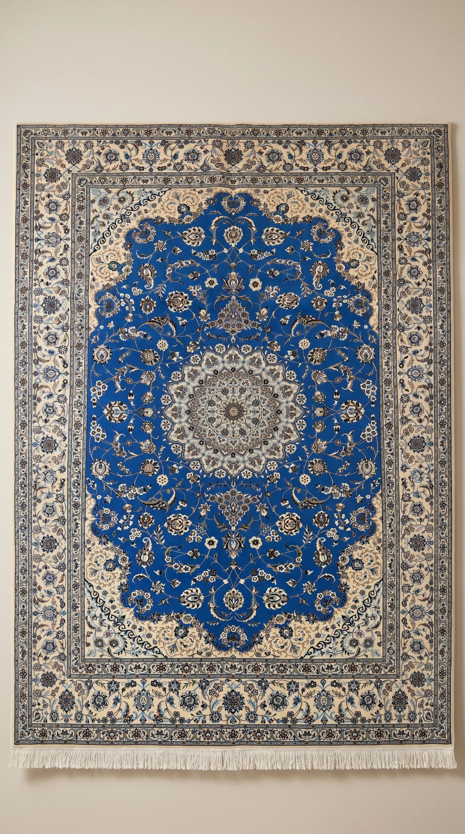 سجادة نائين شيشلا حبيبيان إيرانية يدوية – 2m x 3m، أناقة فارسية وحرفية أصيلة