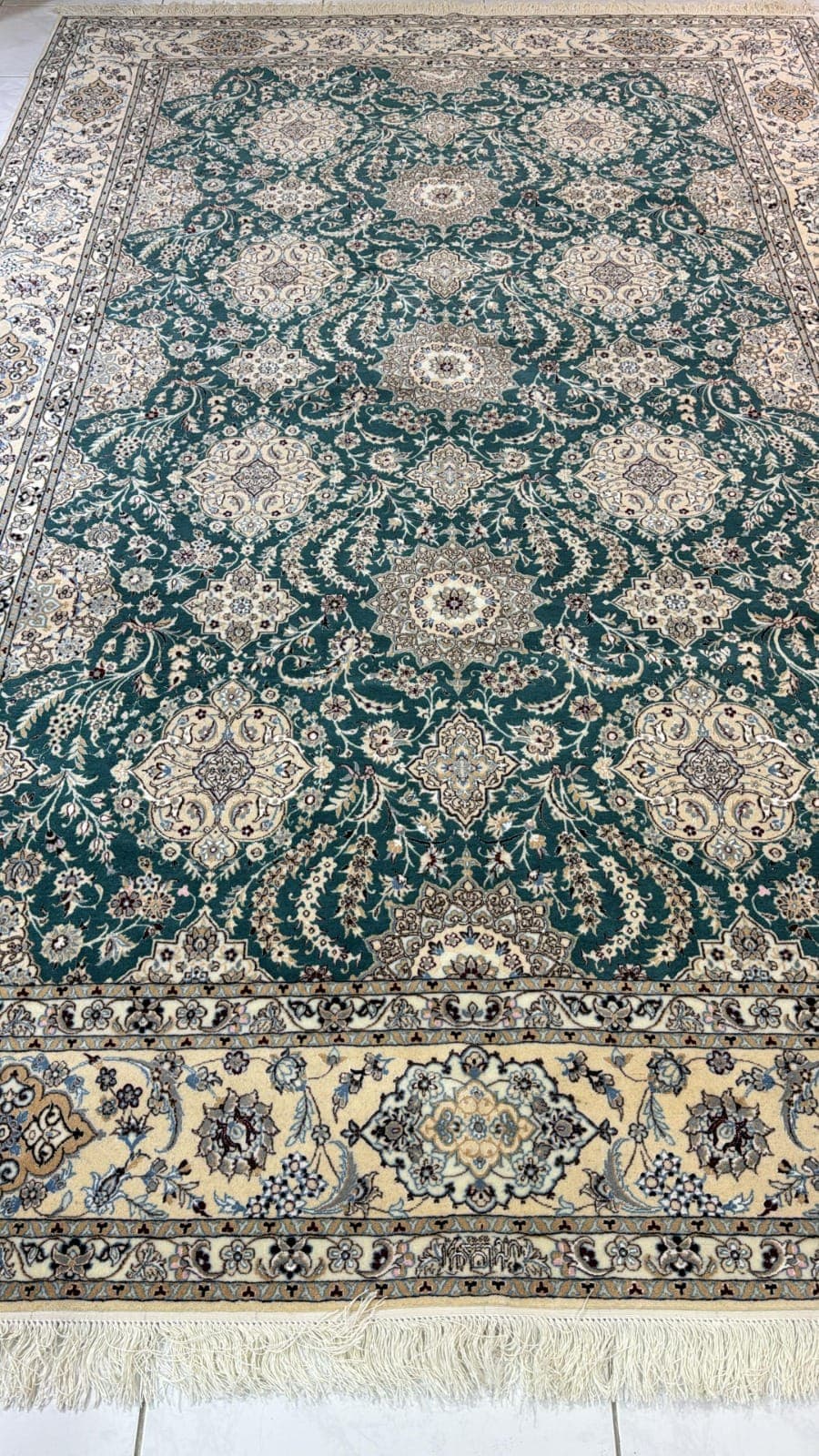سجادة نائين شيشلا حبيبيان الفارسية (Ref. 5742) – 2m x 3m، فن يدوي راقٍ في الشارقة view 2