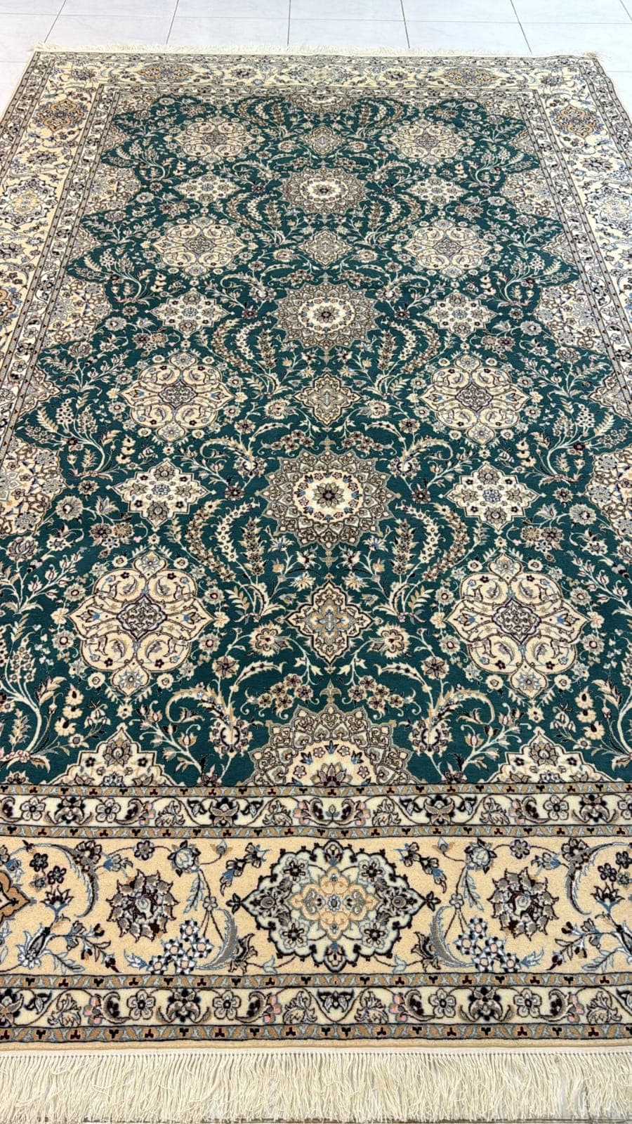 سجادة نائين شيشلا حبيبيان الفارسية (Ref. 5742) – 2m x 3m، فن يدوي راقٍ في الشارقة view 4