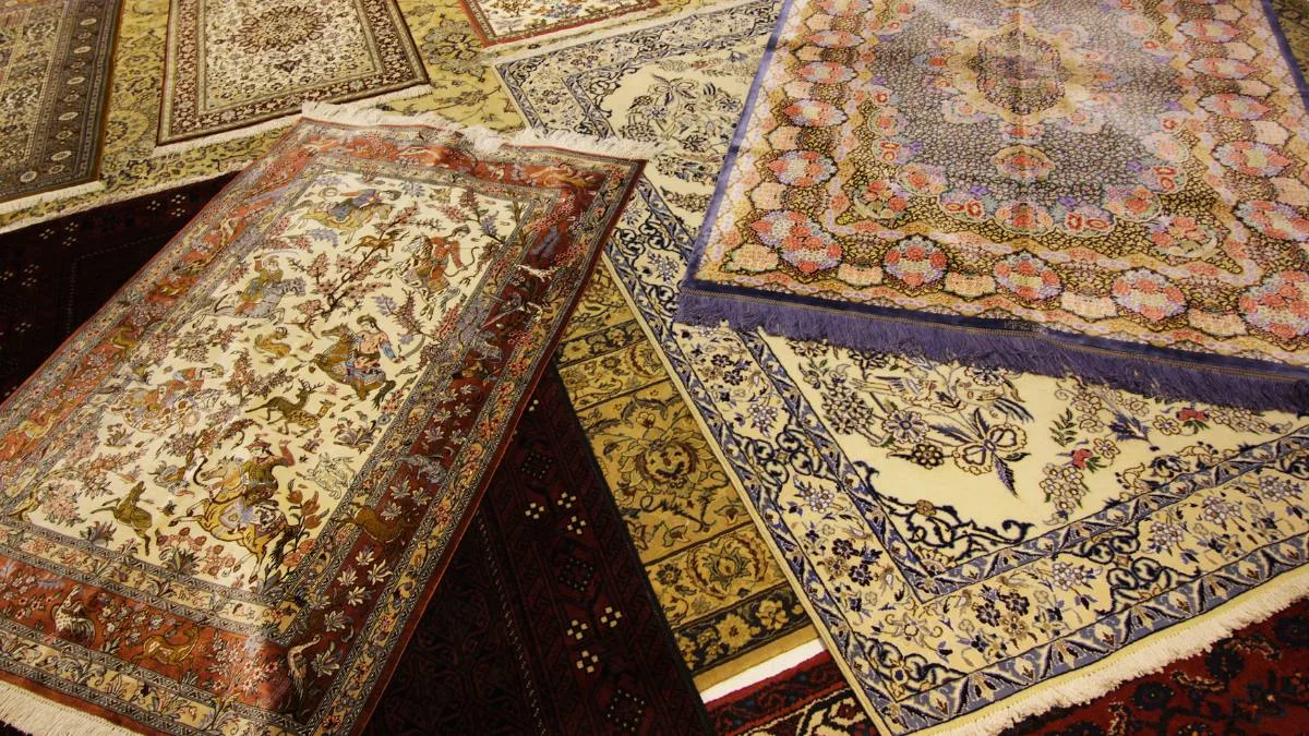 المواد المستخدمة في السجاد الفارسي والأفغاني